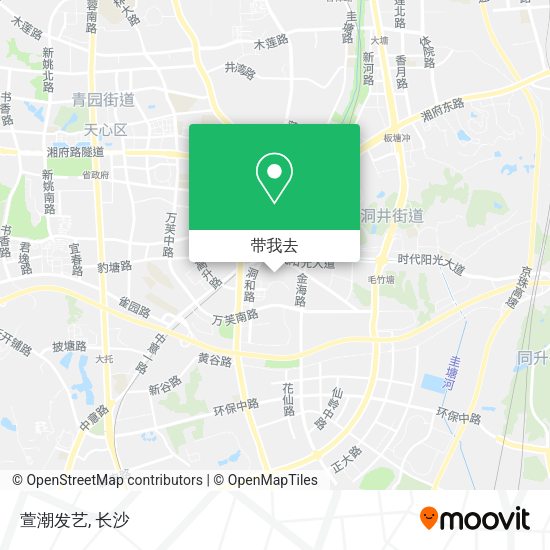 萱潮发艺地图