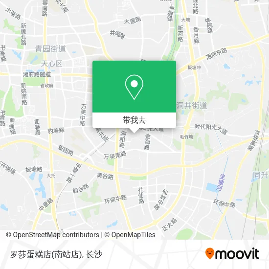 罗莎蛋糕店(南站店)地图