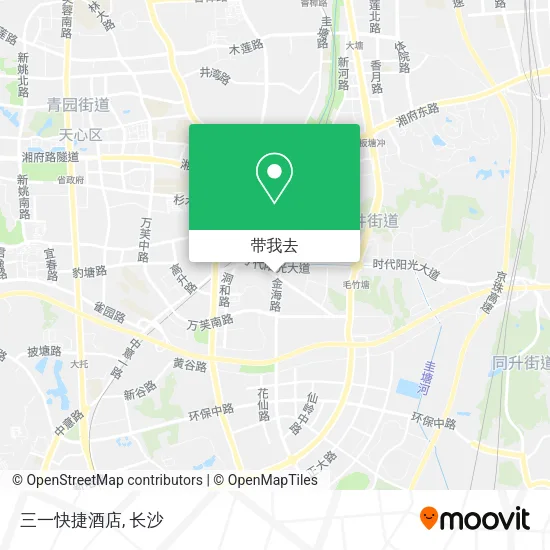 三一快捷酒店地图
