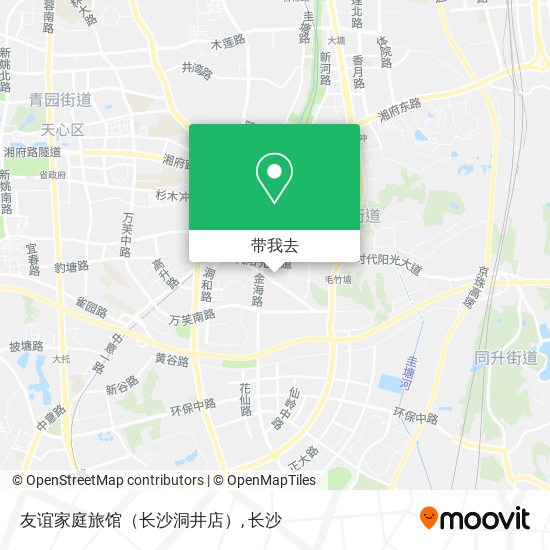 友谊家庭旅馆（长沙洞井店）地图