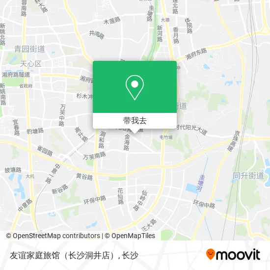 友谊家庭旅馆（长沙洞井店）地图
