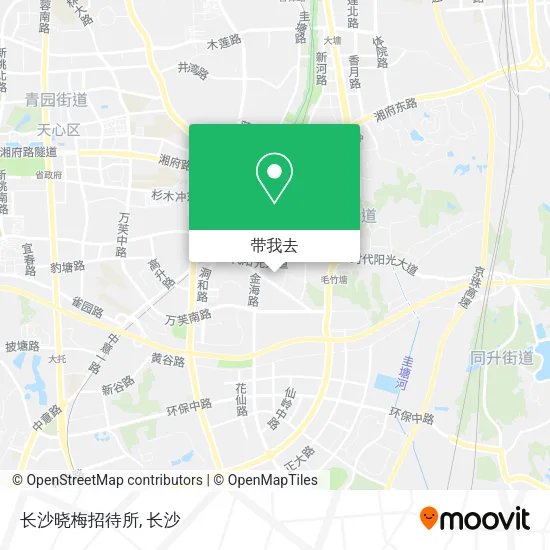 长沙晓梅招待所地图