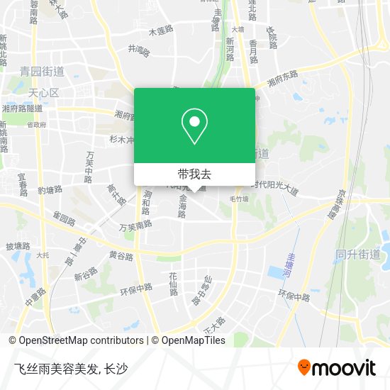 飞丝雨美容美发地图