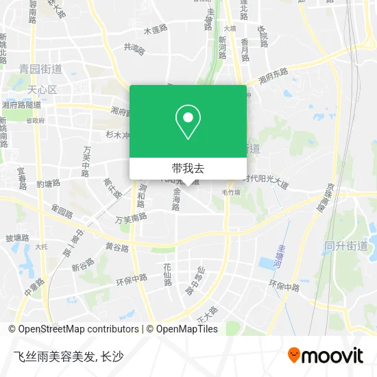 飞丝雨美容美发地图