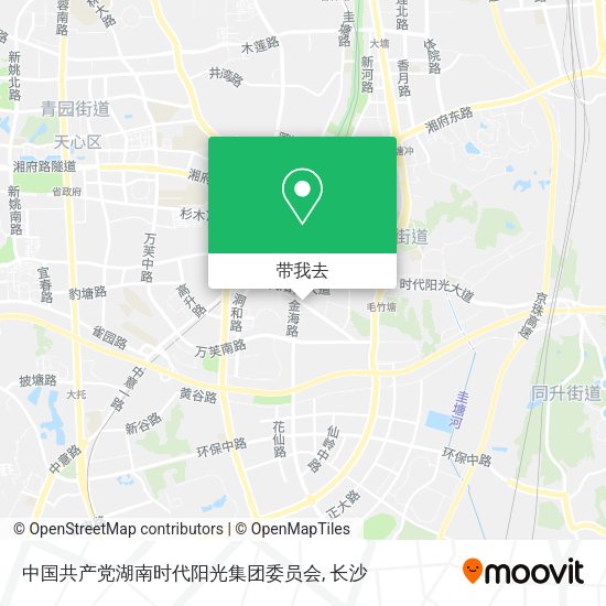 中国共产党湖南时代阳光集团委员会地图