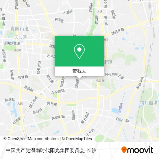 中国共产党湖南时代阳光集团委员会地图