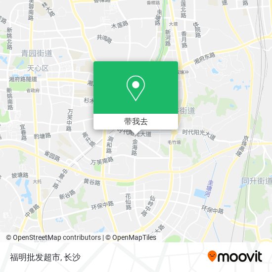 福明批发超市地图