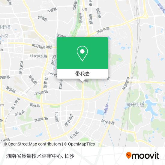 湖南省质量技术评审中心地图