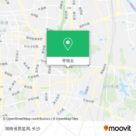 湖南省质监局地图