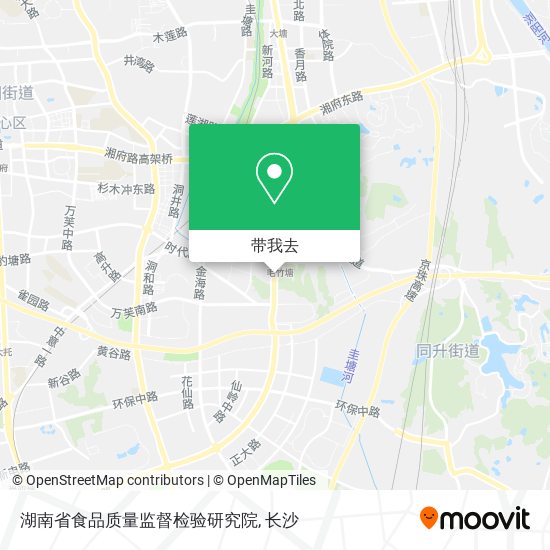 湖南省食品质量监督检验研究院地图