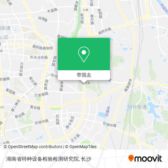 湖南省特种设备检验检测研究院地图