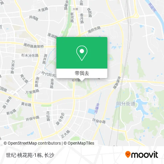 世纪·桃花苑-1栋地图