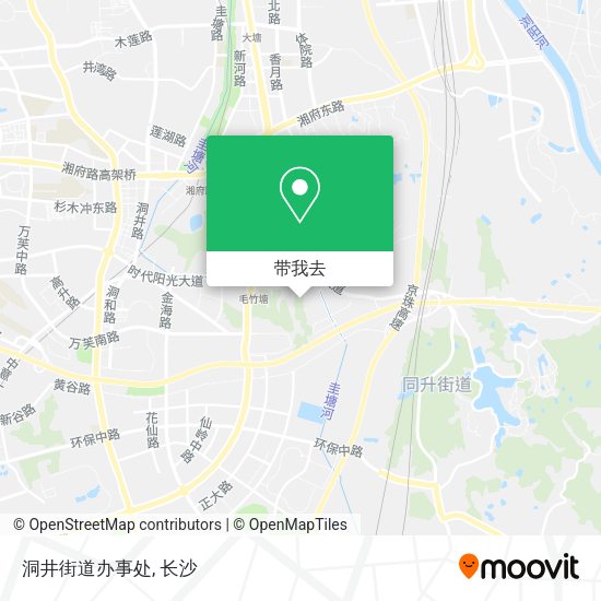 洞井街道办事处地图