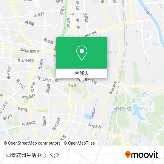 四景花园生活中心地图