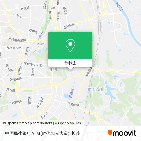 中国民生银行ATM(时代阳光大道)地图