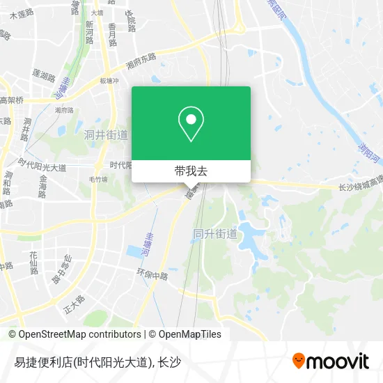 易捷便利店(时代阳光大道)地图