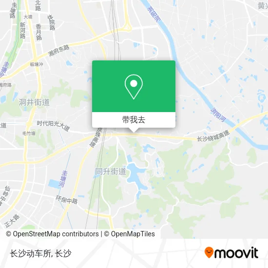 长沙动车所地图