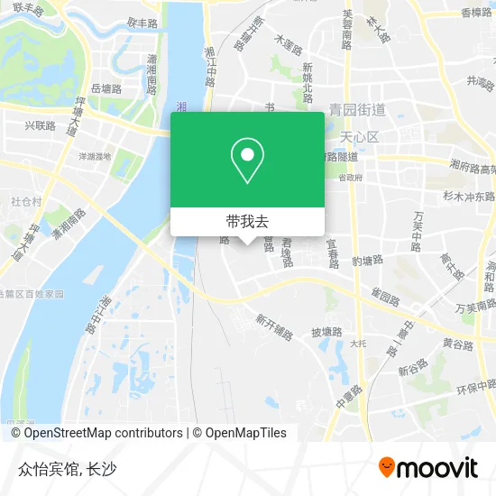众怡宾馆地图