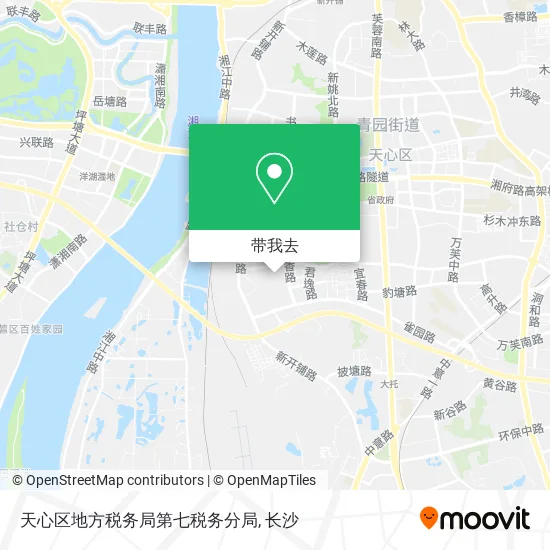 天心区地方税务局第七税务分局地图
