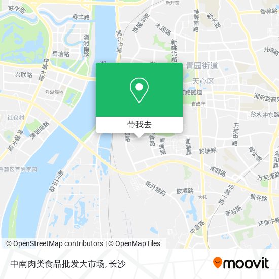 中南肉类食品批发大市场地图