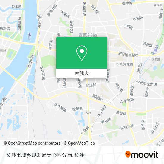 长沙市城乡规划局天心区分局地图