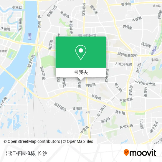 润江榕园-8栋地图