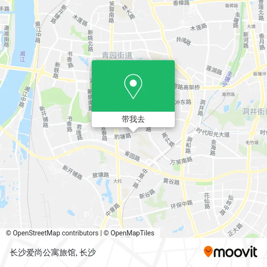 长沙爱尚公寓旅馆地图