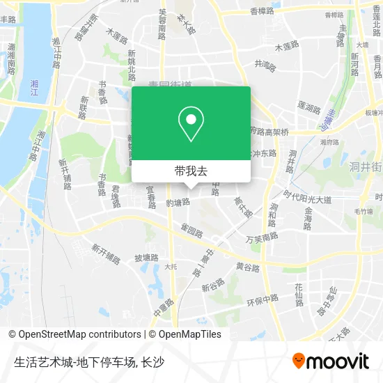 生活艺术城-地下停车场地图