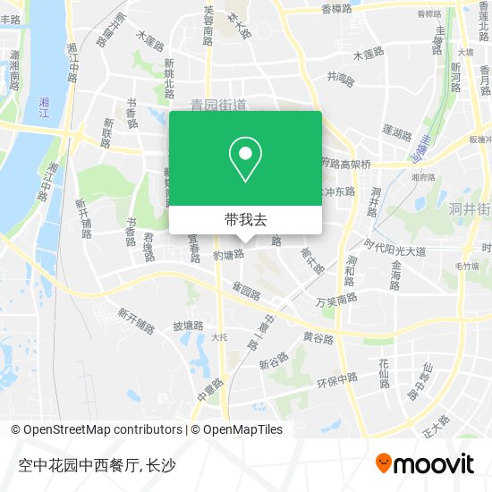 空中花园中西餐厅地图