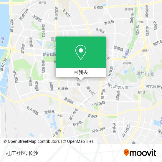 桂庄社区地图