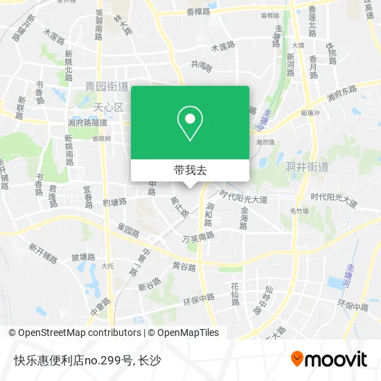 快乐惠便利店no.299号地图