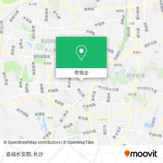 嘉福长安郡地图