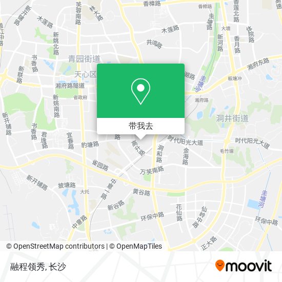 融程领秀地图