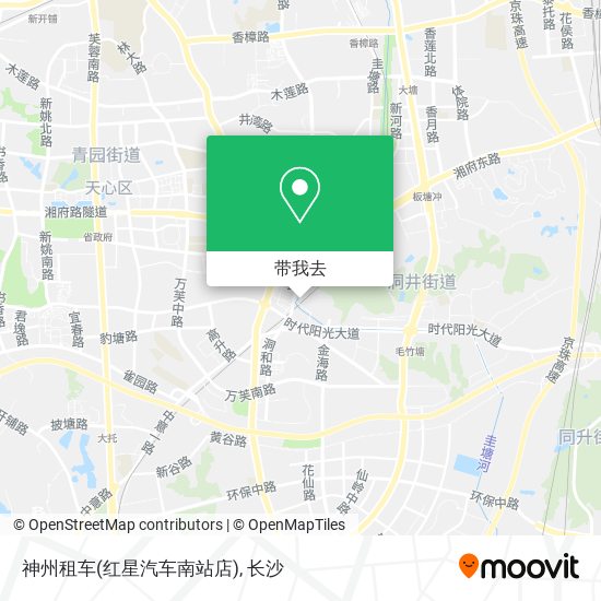 神州租车(红星汽车南站店)地图