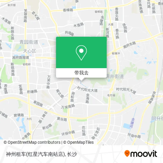 神州租车(红星汽车南站店)地图