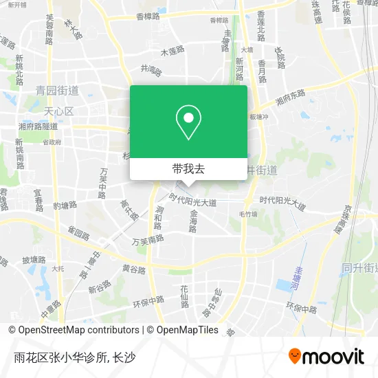 雨花区张小华诊所地图