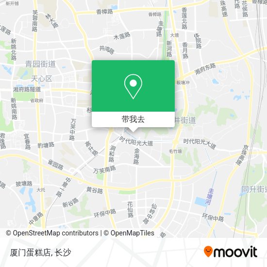 厦门蛋糕店地图