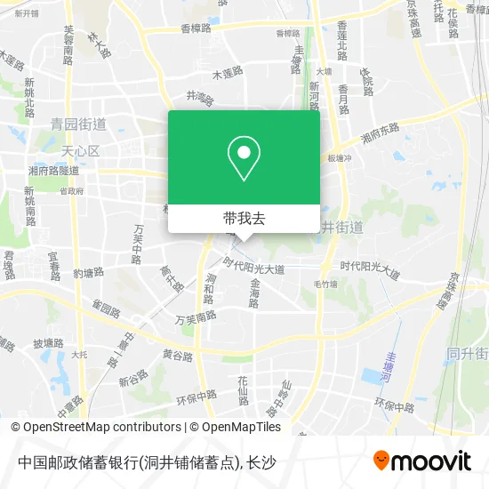 中国邮政储蓄银行(洞井铺储蓄点)地图