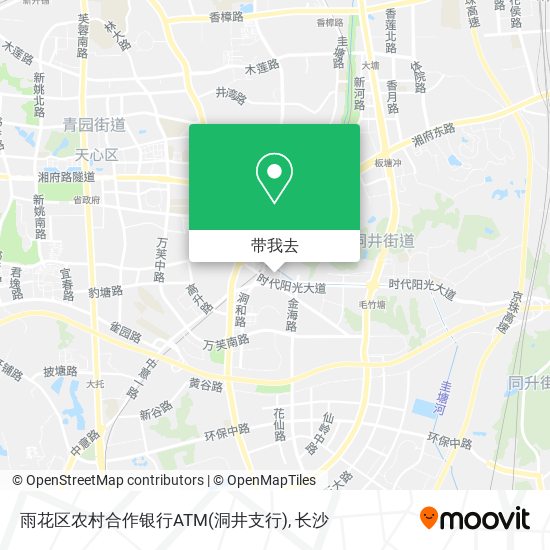雨花区农村合作银行ATM(洞井支行)地图