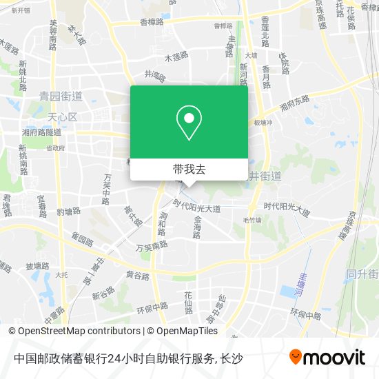 中国邮政储蓄银行24小时自助银行服务地图