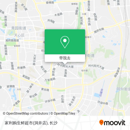 家利购生鲜超市(洞井店)地图