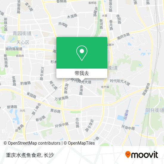 重庆水煮鱼食府地图