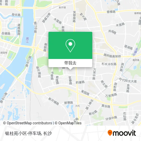 银桂苑小区-停车场地图