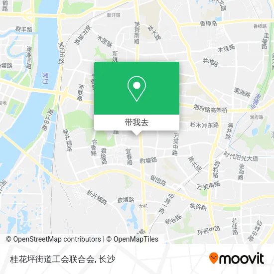 桂花坪街道工会联合会地图