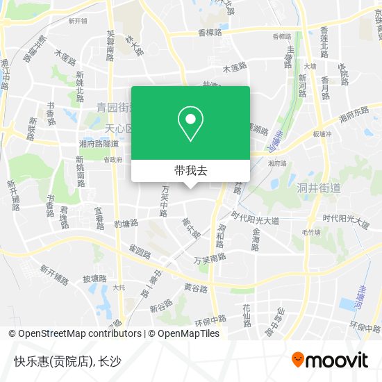 快乐惠(贡院店)地图