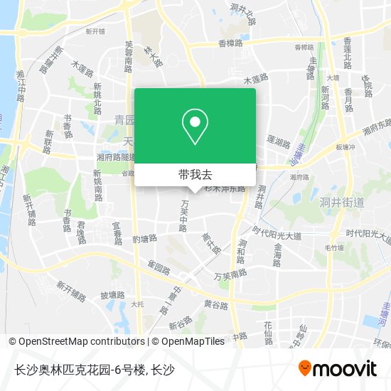 长沙奥林匹克花园-6号楼地图