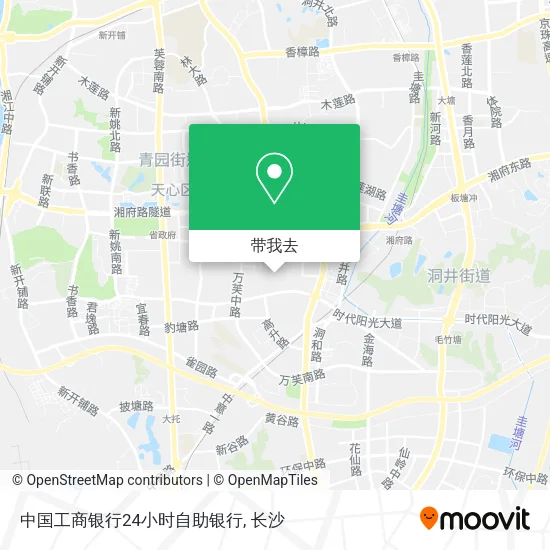 中国工商银行24小时自助银行地图
