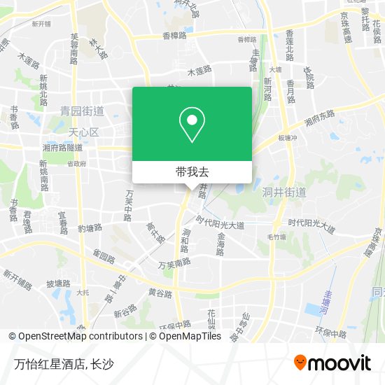 万怡红星酒店地图