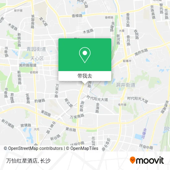 万怡红星酒店地图