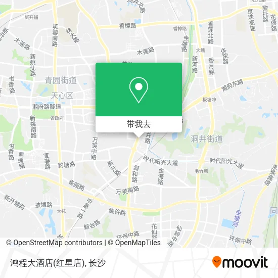 鸿程大酒店(红星店)地图
